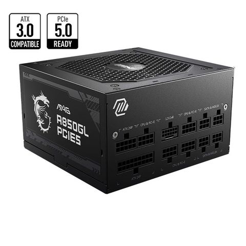  Nguồn máy tính MSI MAG A850GL PCIE 5.0 80 Plus Gold 