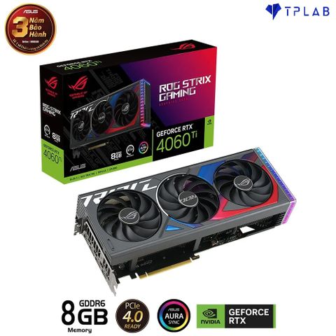  ASUS ROG Strix GeForce RTX 4060 Ti 8GB GDDR6 