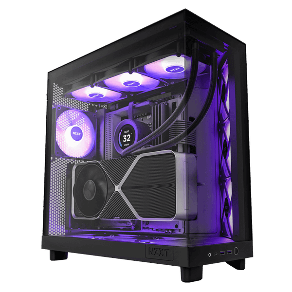  Case NZXT H6 Flow RGB BLACK 