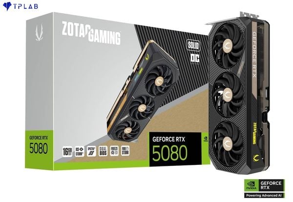  ZOTAC GAMING GeForce RTX 5080 SOLID OC 