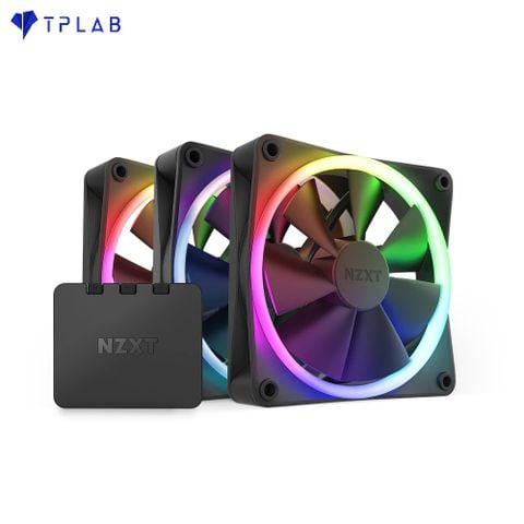  FAN CASE NZXT F120RGB BLACK - TRIPLE 