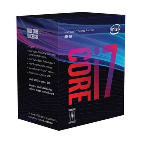  CPU Intel Core I7 8700 / 3.2GHz / 12MB  / 6 nhân 12 luồng ( BOX CHÍNH HÃNG ) 