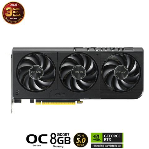  ASUS PRIME GeForce RTX™ 5060 8GB GDDR7 OC Edition 