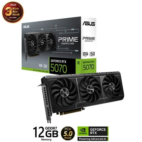  ASUS PRIME GeForce RTX 5070 12GB GDDR7 
