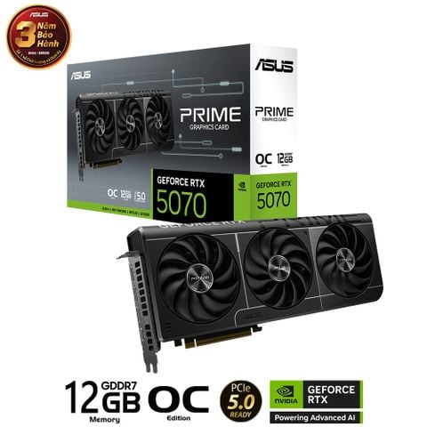  ASUS PRIME GeForce RTX 5070 12GB GDDR7 OC Edition 
