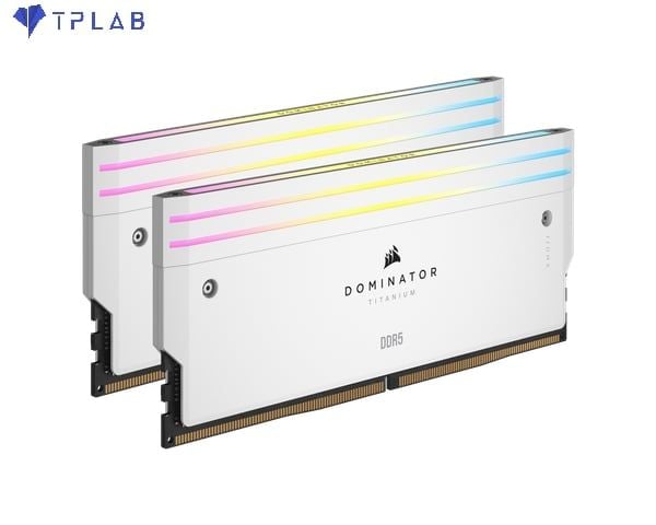  RAM Corsair DOMINATOR TITANIUM RGB 48GB (2x48GB) DDR5 6000MHz White CMP96GX5M2B6000Z30W 