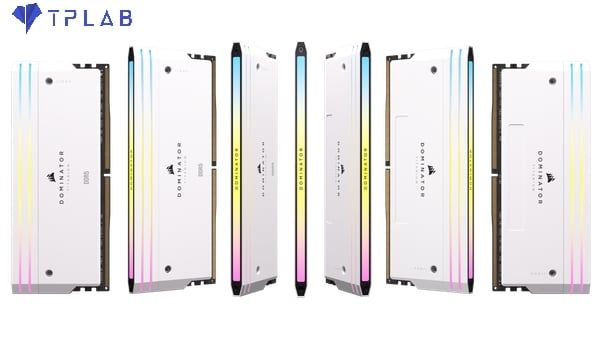  Ram PC Corsair Dominator Titanium White 64GB 6600MHz DDR5 (2x32GB) ( CMP64GX5M2X6600C32W ) 