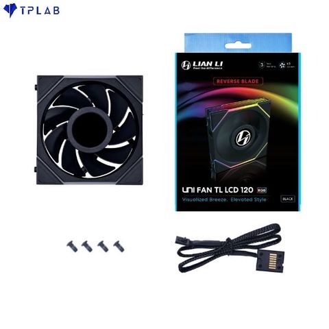  BỘ 3 FAN LIAN LI TL LCD 120 REVERSE BLADE 