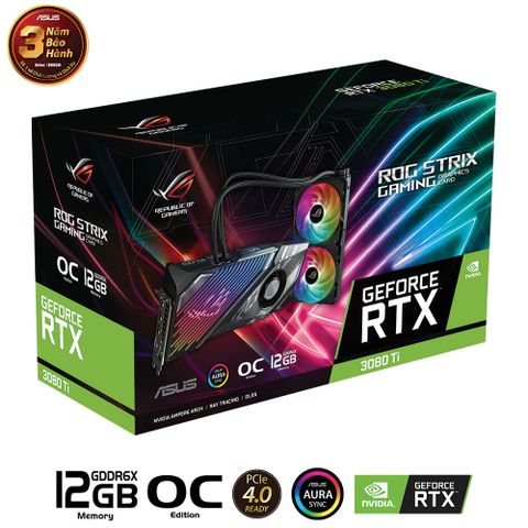  ASUS ROG STRIX LC RTX 3080 Ti OC GAMING 12GB GDDR6X 