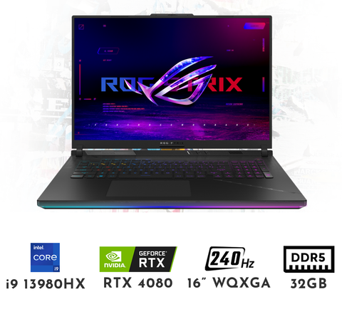  Laptop Asus ROG Strix Scar 16 G634JZ-N4029W  RTX 4080 12GB  i9 13980HX 32GB DDR5 