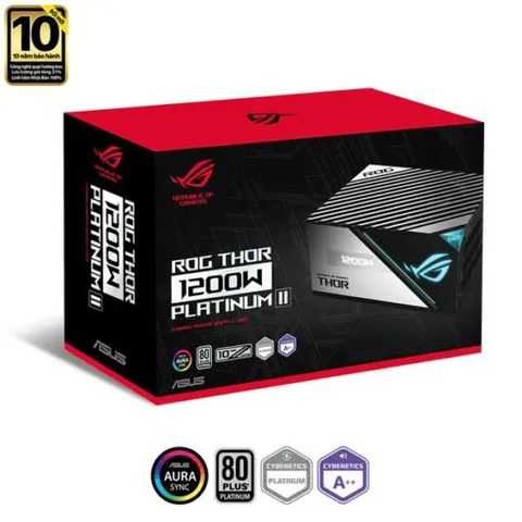  ( 1200W ) Nguồn máy tính ASUS ROG THOR 1200W 80 PLUS PLATINUM II 