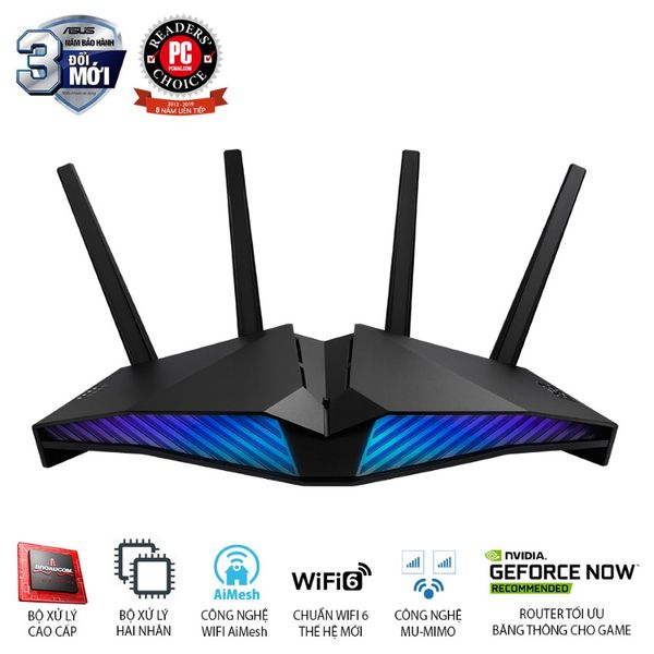  Router wifi ASUS RT - AX82U (Mobile Gaming) AX5400Mbps 
