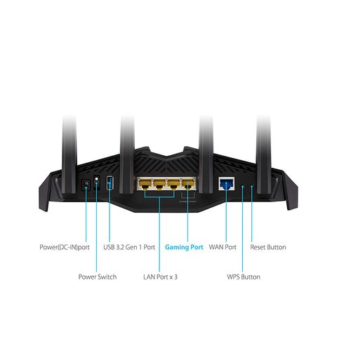  Router wifi ASUS RT - AX82U (Mobile Gaming) AX5400Mbps 