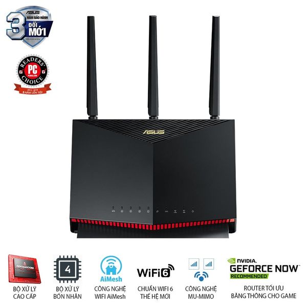  Router wifi ASUS RT - AX86U (Mobile Gaming) AX5700Mbps 