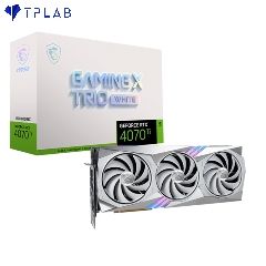  MSI GeForce RTX 4070 Ti GAMING X TRIO WHITE 12G 