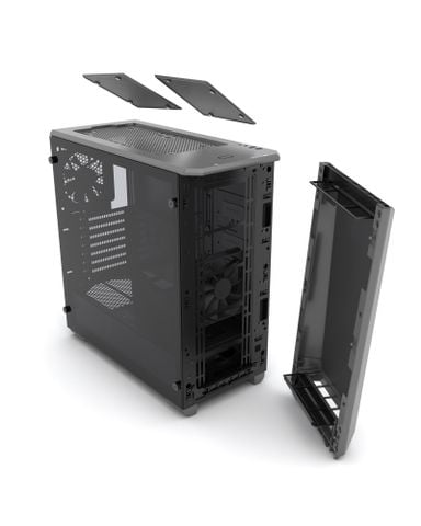  Case PHANTEKS Eclipse P400S Mid Tower Silent Case, Tempered Glass, Anthracite Gray 