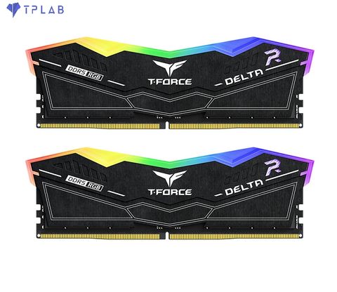  ( 2x32GB DDR5 6000 ) RAM 64GB T-Force Delta BLACK RGB 