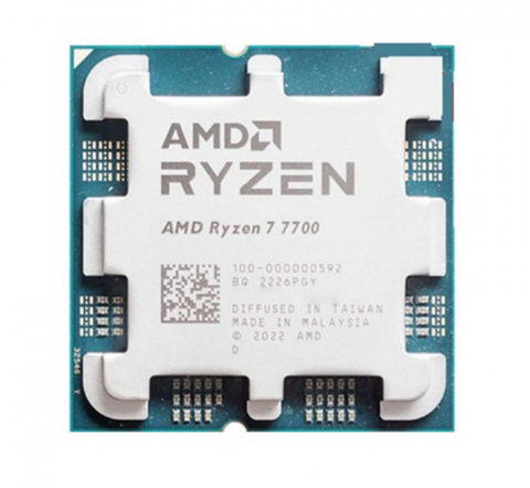  CPU AMD Ryzen 7 7700 Tray NEW Chính Hãng (3.8 GHz Upto 5.3GHz / 40MB / 8 Cores, 16 Threads / 65W / Socket AM5) 