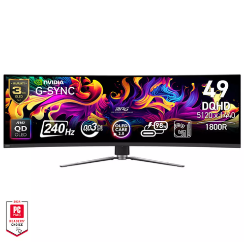  Màn hình MSI MPG 491CQPX QD-OLED (49 inch/DQHD/OLED/240Hz/0.03ms/USB-C 98W) 