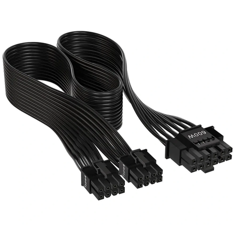  Corsair 12+4pin PCIe 5.0 12VHPWR Type-4 PSU Power Cable (CP-8920284) 