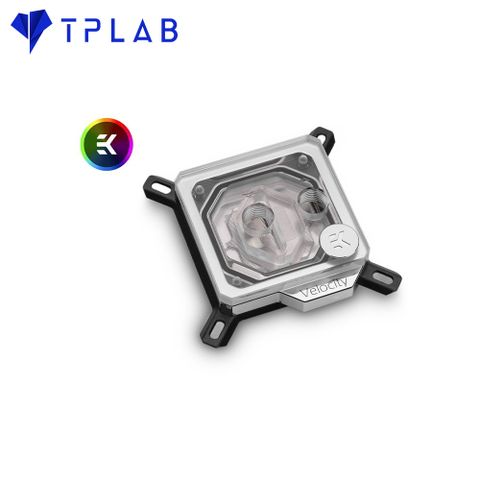 EK-Quantum Velocity D-RGB - Nickel + Plexi 