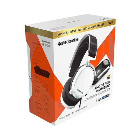  Tai nghe Gaming SteelSeries Arctis PRO + Game DAC White - 61454 