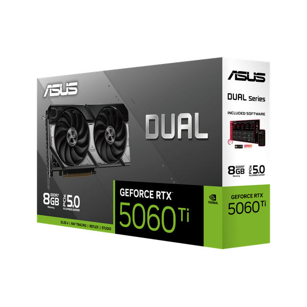  ASUS Dual GeForce RTX 5060 Ti 8GB GDDR7 