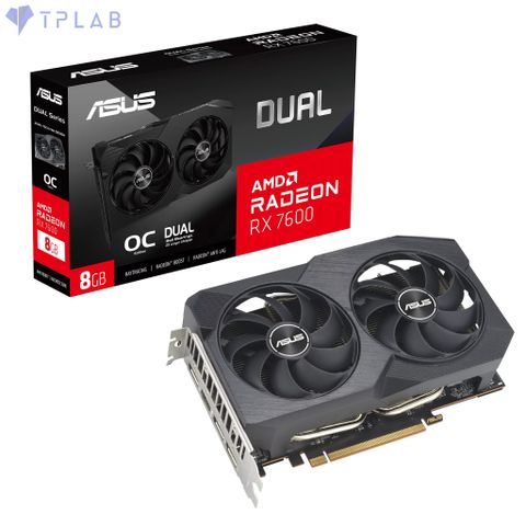 ASUS Dual Radeon RX 7600 V2 OC Edition 8GB GDDR6 