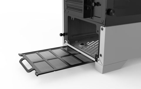  CASE METALLIC GEAR Neo Air Series ATX Case, 2x 120mm RGB MG Fans, Black/White 