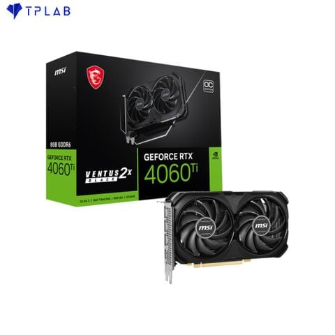  MSI GeForce RTX 4060 Ti VENTUS 2X BLACK 8G OC 