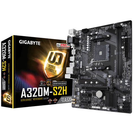  GIGABYTE A320M-S2H – Socket AM4 