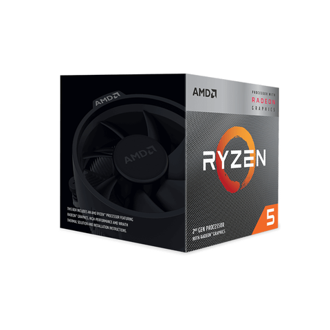  CPU AMD Ryzen 5 3400G / 6MB / 4.2GHz / 4 nhân 8 luồng (BOX CHÍNH HÃNG) 
