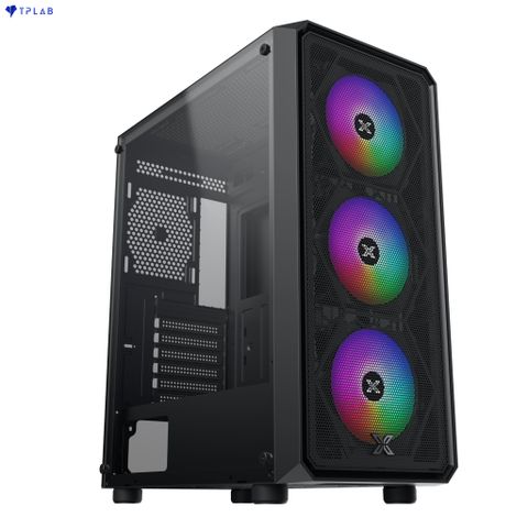  Case máy tính Xigmatek DUO X 3F ATX - Black 