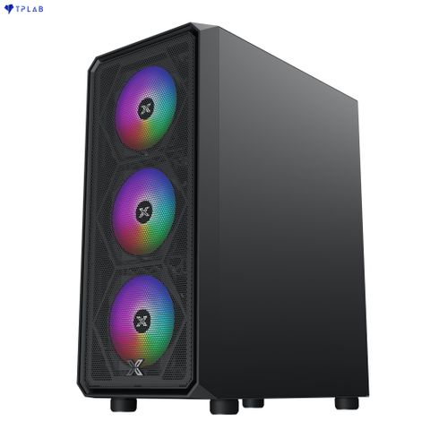  Case máy tính Xigmatek DUO X 3F ATX - Black 