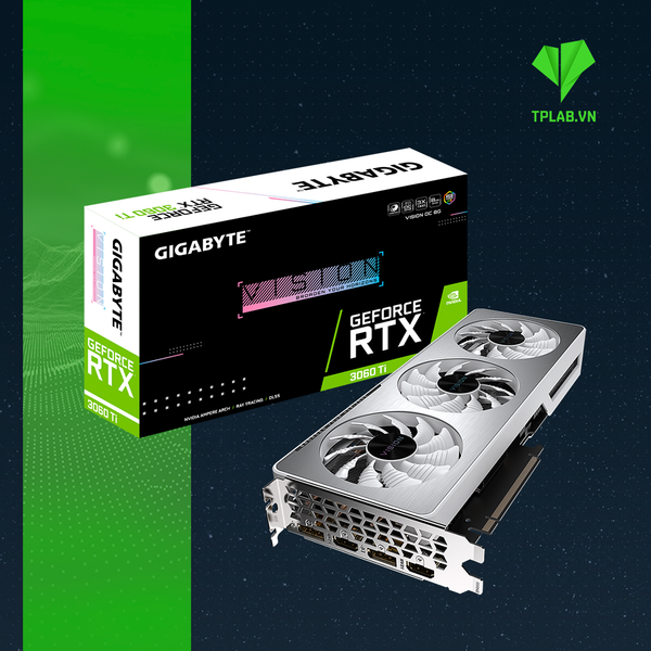 GIGABYTE RTX 3060 Ti VISION 8GB OC GDDR6– TPLAB