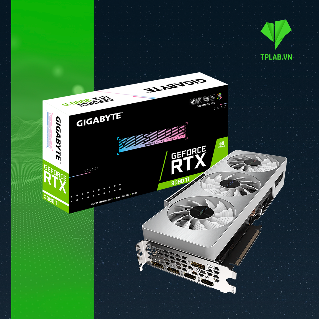 GIGABYTE RTX 3080 Ti VISION OC 12GB GDDR6X Chính Hãng Giá Rẻ– TPLAB