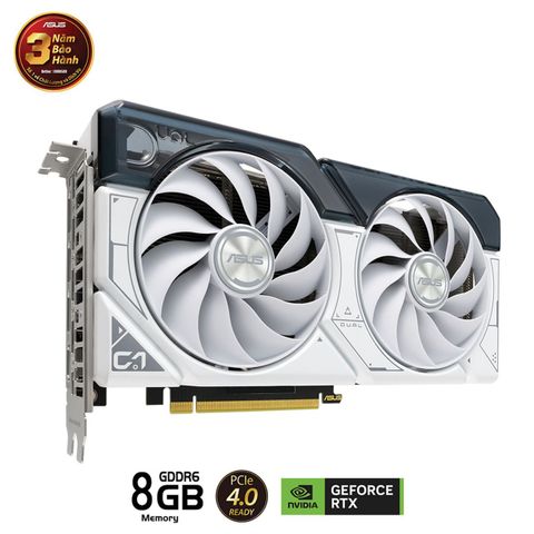  ASUS Dual GeForce RTX 4060 White Edition 8GB GDDR6 