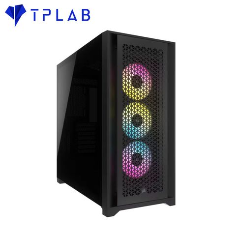  Case CORSAIR iCUE 5000D RGB AIRFLOW Mid-Tower Black 