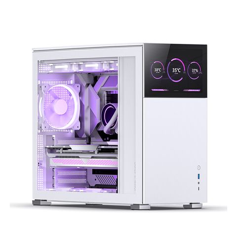  Case Jonsbo D31 STD SC White ( Mini Tower/Màu Trắng/Màn Hình Phụ 8'') 