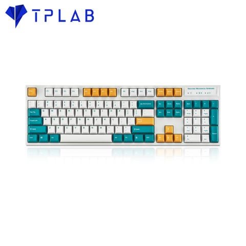  Bàn Phím Cơ Không Dây - Leopold FC900RBT PD Milk Turquoise | BT5.1| USB-C 