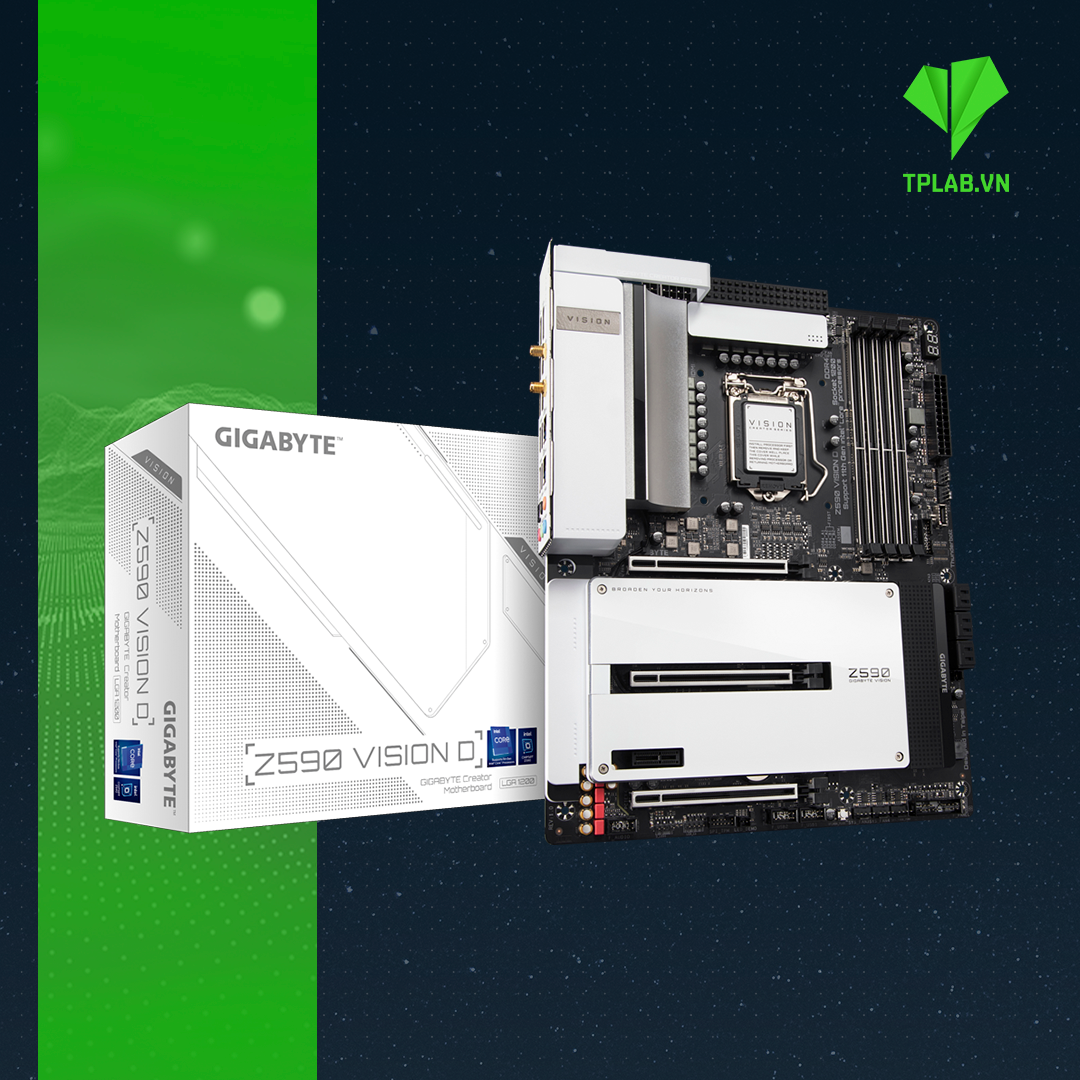 Mainboard GIGABYTE Z590 VISION D Chính Hãng Giá Rẻ– TPLAB