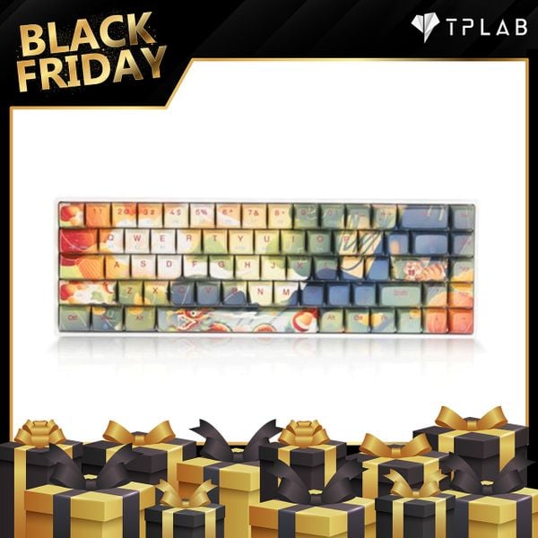  Bàn phím cơ không dây Newmen GM680 Dual Mode Jungle 