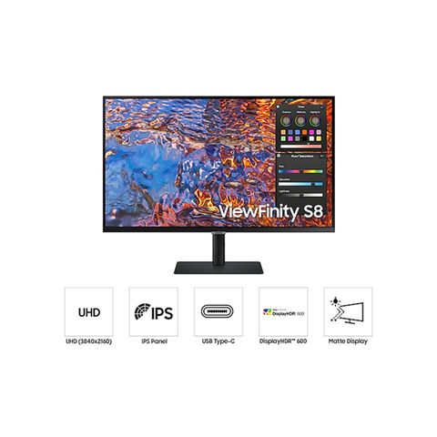  Màn hình Samsung Viewfinity S8 UHD LS32B800PXEXXV 32 inch 4K / IPS / 60Hz / 5ms / USB C 