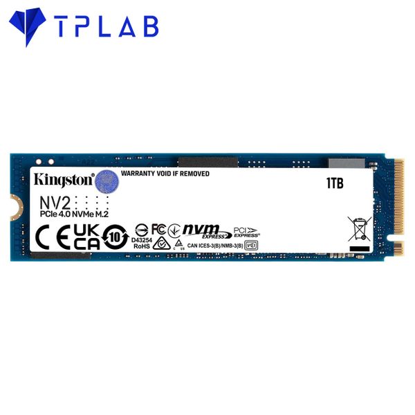  SSD Kingston NV2 1TB M.2 2280 NVMe PCIe Gen4 x4 (SNV2S/1000G) 