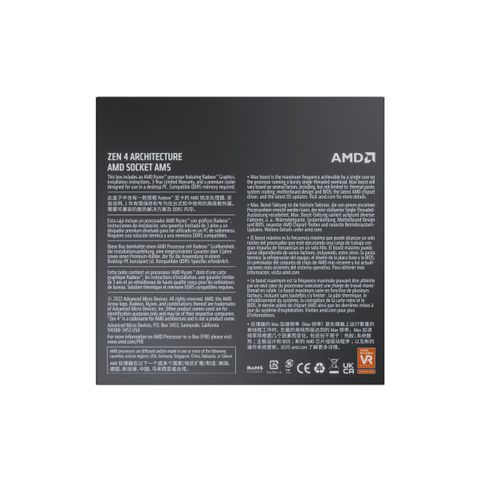  CPU AMD Ryzen 9 7900 / 3.7GHz Boost 5.4GHz / 12 nhân 24 luồng / 76MB / AM5 (BOX CHÍNH HÃNG) 