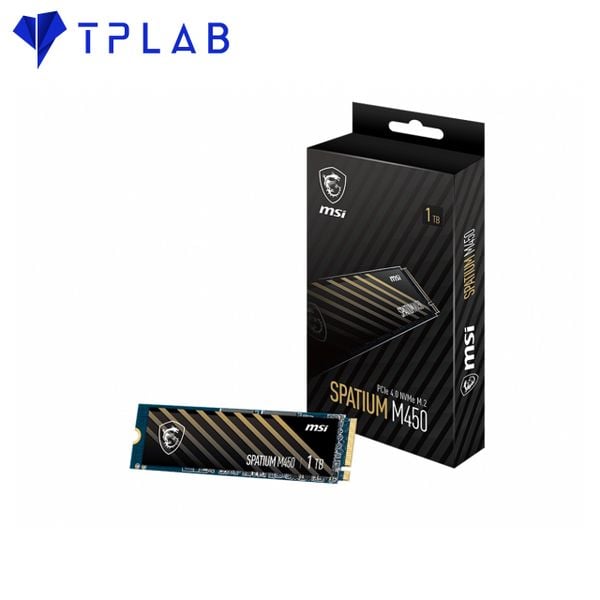  SSD MSI Spatium M450 1TB M.2 PCIe NVMe Gen4 