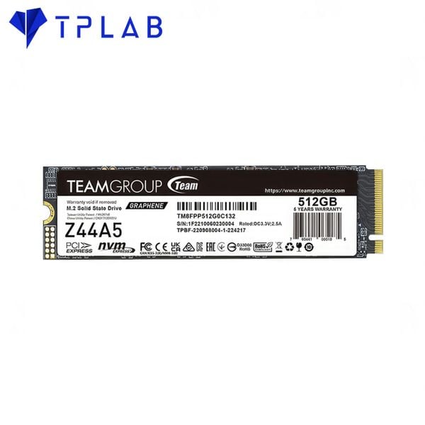  SSD TeamGroup T-Force Z44A5 M.2 PCIe Gen4x4 