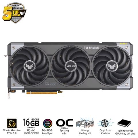  ASUS TUF Gaming Radeon™ RX 9070 XT 16GB GDDR6 OC Edition 