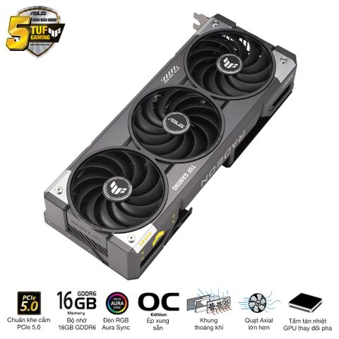  ASUS TUF Gaming Radeon™ RX 9070 XT 16GB GDDR6 OC Edition 