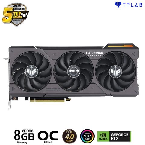  ASUS TUF Gaming GeForce RTX 4060 Ti OC Edition 8GB GDDR6 